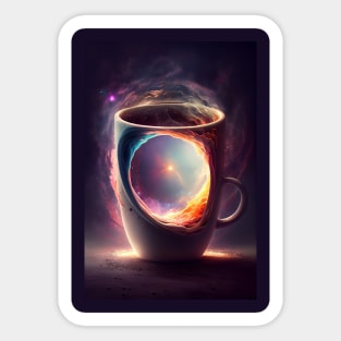Cup Portal to Another Dimension Sticker